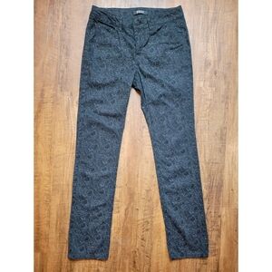 Beau Dawson paisley print mid-rise skinny jeans